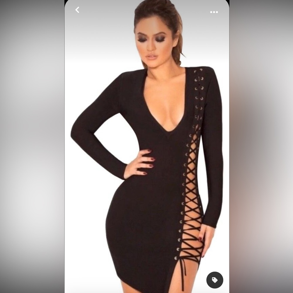 House of CB long sleeve dress